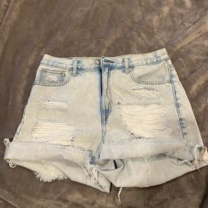American Eagle high waisted jean shorts